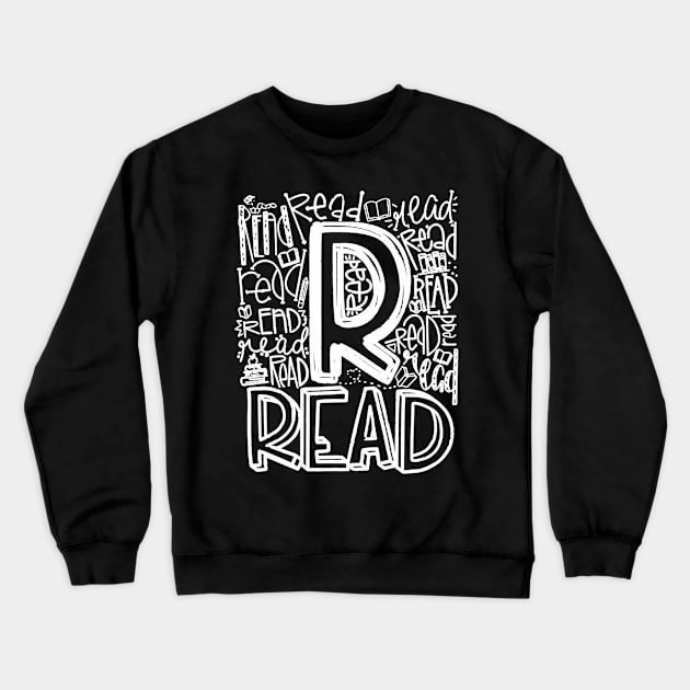 Read Typography English Spanish Teacher Librarian Crewneck Sweatshirt by Alita Dehan